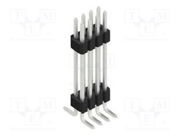 Connector: pin strips; pin header; male; PIN: 8; 1.27mm; SMT; 2x4