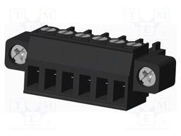 Connector: pluggable terminal block; plug; female; straight; 300V