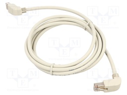 Patch cord; SF/UTP; Cat: 5e; Cu; 2m; LSZH; grey; 26AWG; halogen free