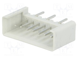 Socket; IDC; male; PIN: 7; straight; THT; tinned; 2.54mm; Layout: 1x7