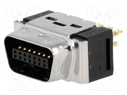 Connector: MDR; PIN: 14; shielded; for cable; Mat: polyester; plug