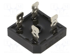 Bridge rectifier: single-phase; Urmax: 1kV; If: 25A; Ifsm: 350A