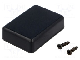 Enclosure: multipurpose; X: 35mm; Y: 50mm; Z: 15mm; 1551; ABS; black