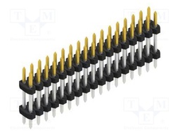 Connector: pin strips; pin header; male; PIN: 34; 2mm; THT; 2x17