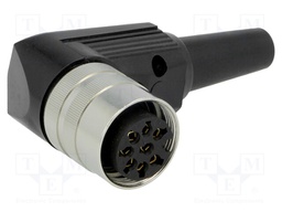 Connector: M16; female; for cable; IP40; plug; soldering; 60V; PIN: 8