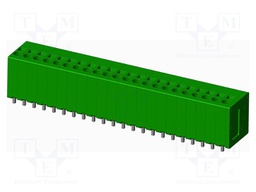 Connector: PCB terminal block; terminal; Plating: tinned; on PCBs