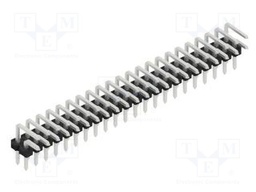 Connector: pin strips; pin header; male; PIN: 44; 2.54mm; THT; 2x22
