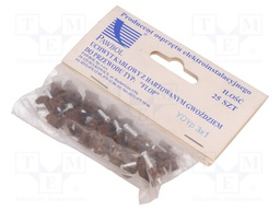 Holder; brown; Application: YDYp 3x1,for flat cable; 25pcs.