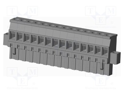 Connector: pluggable terminal block; plug; female; angled 90°