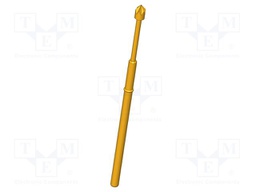 Test needle; Operational spring compression: 8mm; 5A; Ø: 2mm; 0.6N