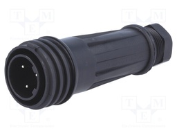 Connector: circular; plug; male; PIN: 3; Buccaneer 900; for cable