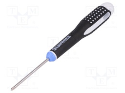 Screwdriver; Pozidriv®; Size: PZ0; Blade length: 60mm