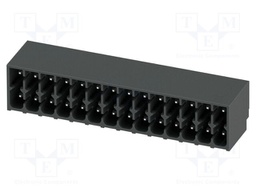 PCB headers, nominal cross section: 1.5 mm?, color: black, n