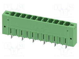 PCB headers, nominal cross section: 6 mm?, color: green, nom