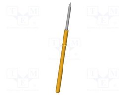 Test needle; Operational spring compression: 8mm; 5A; Ø: 1mm; 3N