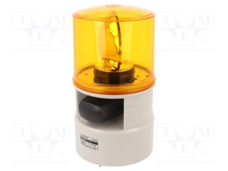 Signaller: lighting-sound; 24VDC; siren,rotating light; IP54