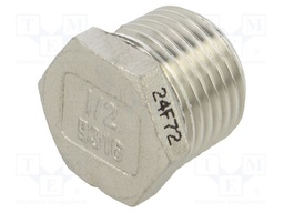 Male; max.10.5bar; 1.4408 stainless steel; G316; food industry