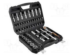 Wrench-set; socket spanner; Mounting: 1/2"; 58pcs.