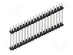 Connector: pin strips; pin header; male; PIN: 68; 2.54mm; THT; 2x34