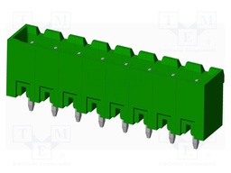 Connector: pluggable terminal block; socket; male; straight; THT