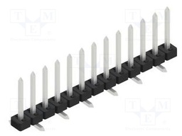 Connector: pin strips; pin header; male; PIN: 13; 2mm; SMT; 1x13