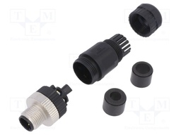 Plug; M12; PIN: 5; male; A code-DeviceNet / CANopen; for cable