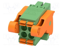 PCB connector, nominal cross section: 1.5 mm?, color: green,