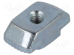 Nut; for profiles; Width of the groove: 10mm; steel; zinc