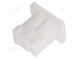 Plug; wire-board; female; 1.25mm; PIN: 2; w/o contacts; for cable
