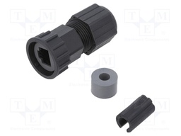 RJ45 housing; Locking: internal bayonet,3 point lock bayonet