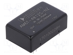 Converter: DC/DC; 6W; Uin: 36÷75V; 12VDC; Iout: 500mA; DIP24; 14g