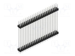 Connector: pin strips; pin header; male; PIN: 46; 2.54mm; THT; 2x23