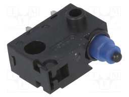 Microswitch SNAP ACTION; SPST-NO; 0.1A/30VDC; Rcont max: 100mΩ