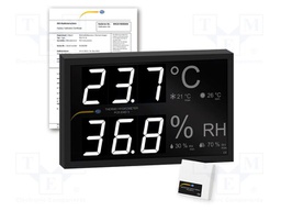 Thermo-hygrometer; Non-contact temp.range: 0÷50°C; 0÷99.9%RH