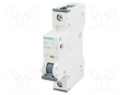 Circuit Breaker, SENTRON Series, 400 V, 72 V, 6 A, 1 Pole, 35 kA