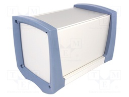 Enclosure: with panel; RAIL; X: 127mm; Y: 183mm; Z: 135mm; aluminium