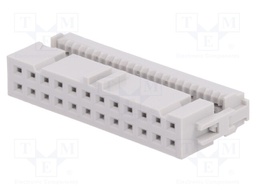 Plug; IDC; female; PIN: 24; without strain relief; IDC; 1.27mm