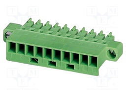 PCB connector, nominal cross section: 1 mm?, color: green, n