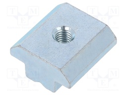 Nut; for profiles; Width of the groove: 10mm; steel; zinc