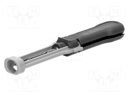 For contact insertion/removal