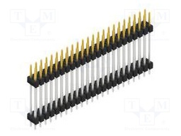 Connector: pin strips; pin header; male; PIN: 46; 2.54mm; THT; 2x23