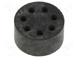 Insert for gland; 3mm; M25; IP68; NBR caoutchouc; Holes no: 7