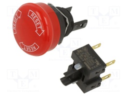 Switch: emergency stop; Stabl.pos: 2; NC x2; IP65; Pos: 2; -10÷55°C