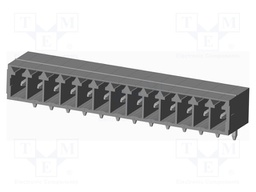Connector: pluggable terminal block; socket; male; on PCBs