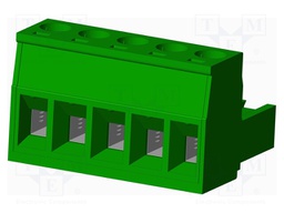 Connector: pluggable terminal block; plug; female; straight; 12A