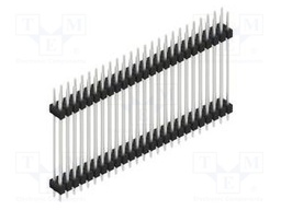 Connector: pin strips; pin header; male; PIN: 50; 2.54mm; THT; 2x25