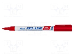 Marker: with liquid paint; red; 1.5mm; Pro-Line Fine; Tip: round