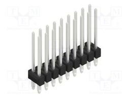 Connector: pin strips; pin header; male; PIN: 18; 2.54mm; THT; 2x9