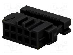 Plug; IDC; female; PIN: 10; for ribbon cable; 1.27mm; Layout: 2x5