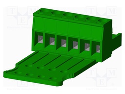 Connector: pluggable terminal block; plug; female; straight; 5mm